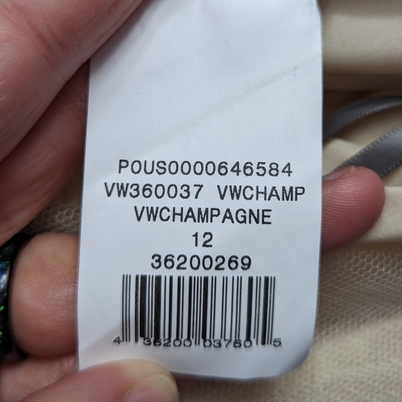 White by Vera Wang Bobbin Net Dress Sz 12 - Picture 12 of 13